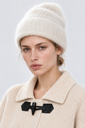 Alpaca-Blend Brushed Beanie