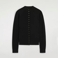 Funnel-Neck Cardigan