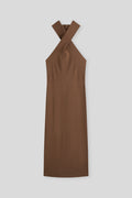 Wickel-Neckholderkleid