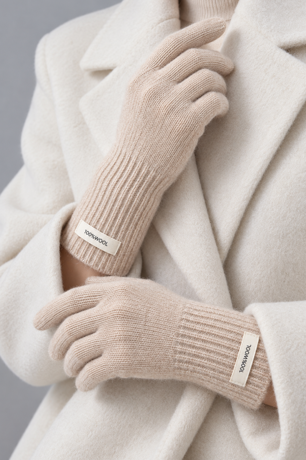 100% Merino Touchscreen Gloves