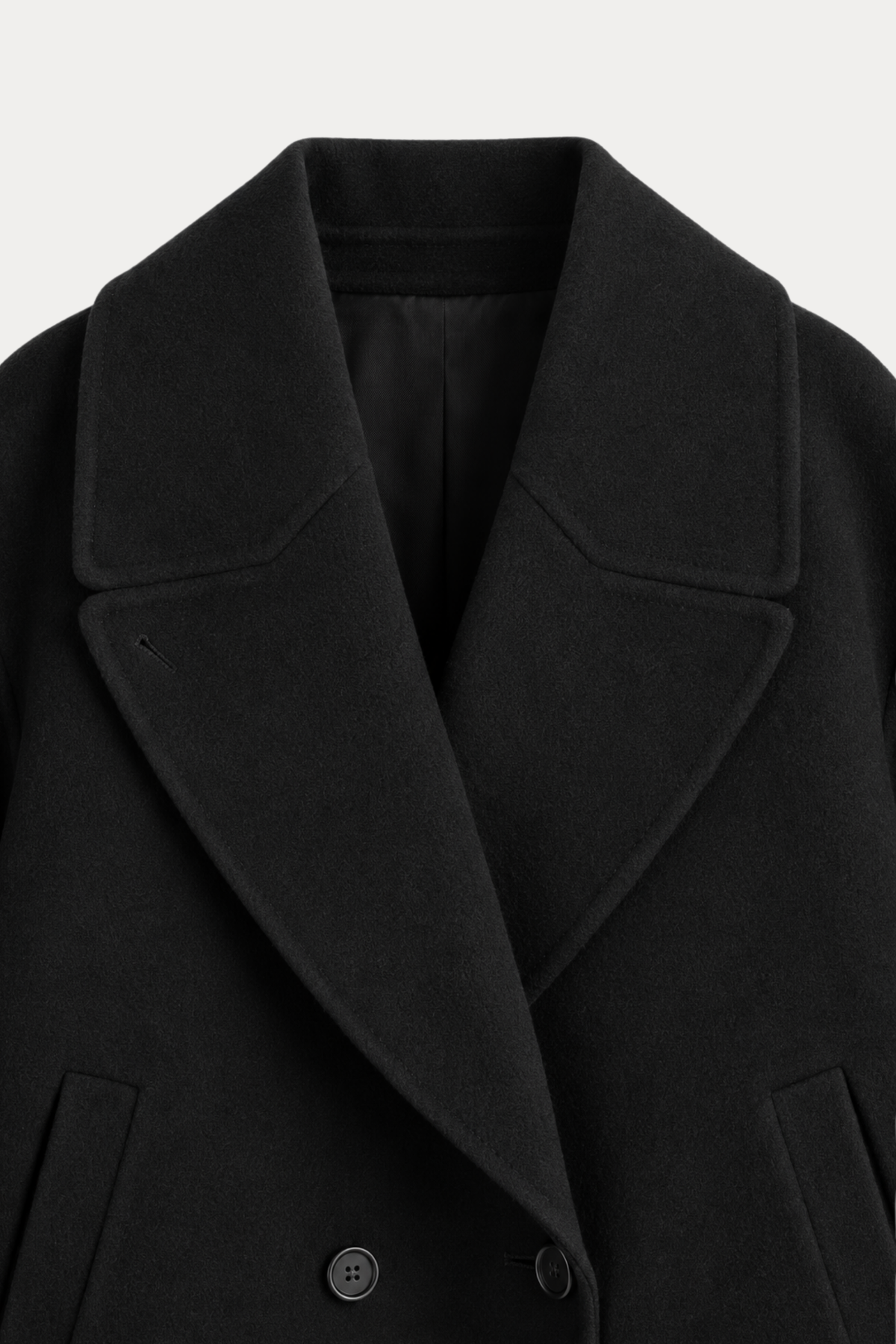 100% Wool Oversized Double-Faced Jacket