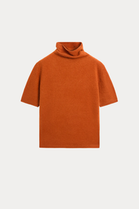 100% Wool Oversized Short-Sleeve Sweater