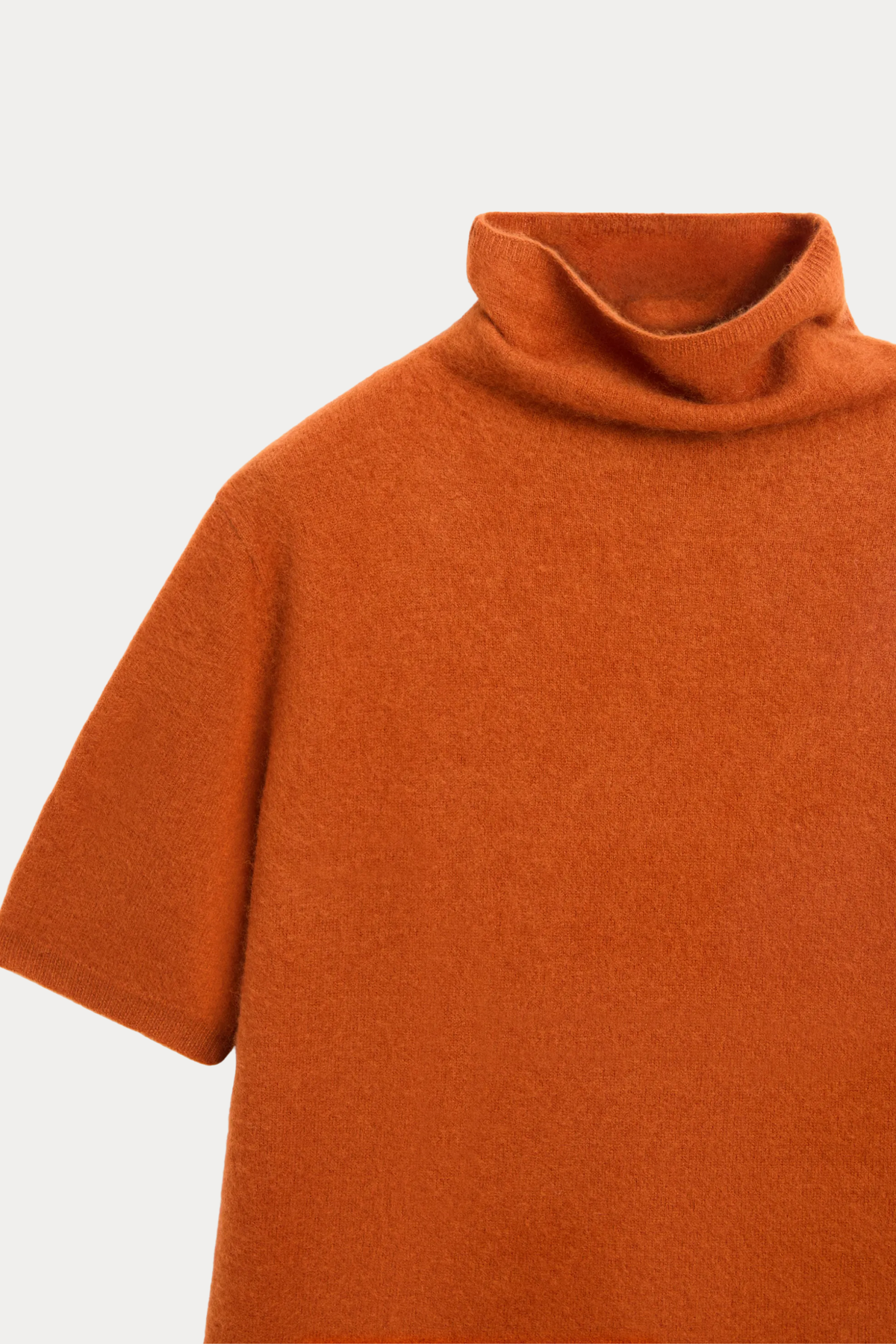 100% Wool Oversized Short-Sleeve Sweater