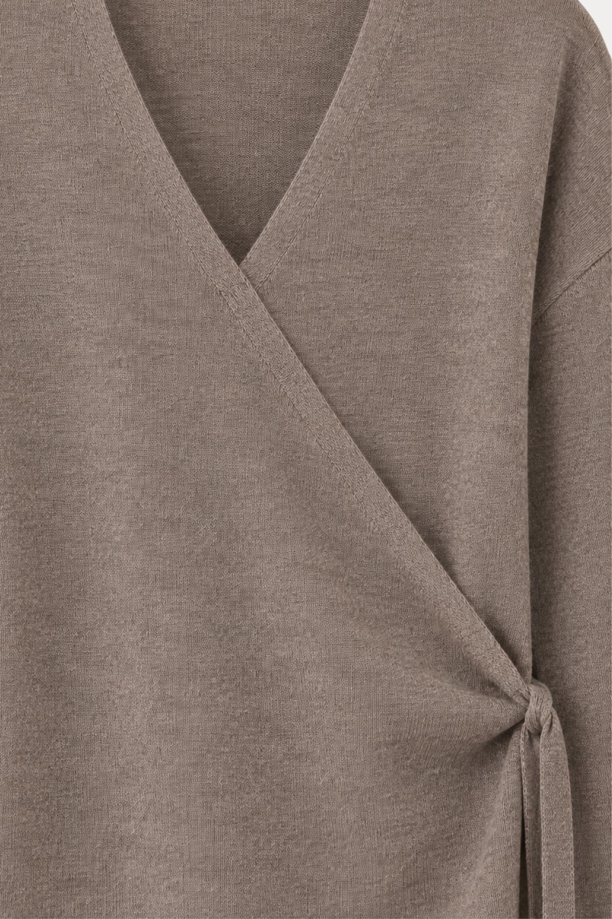 100% Wool Wrap Cardigan
