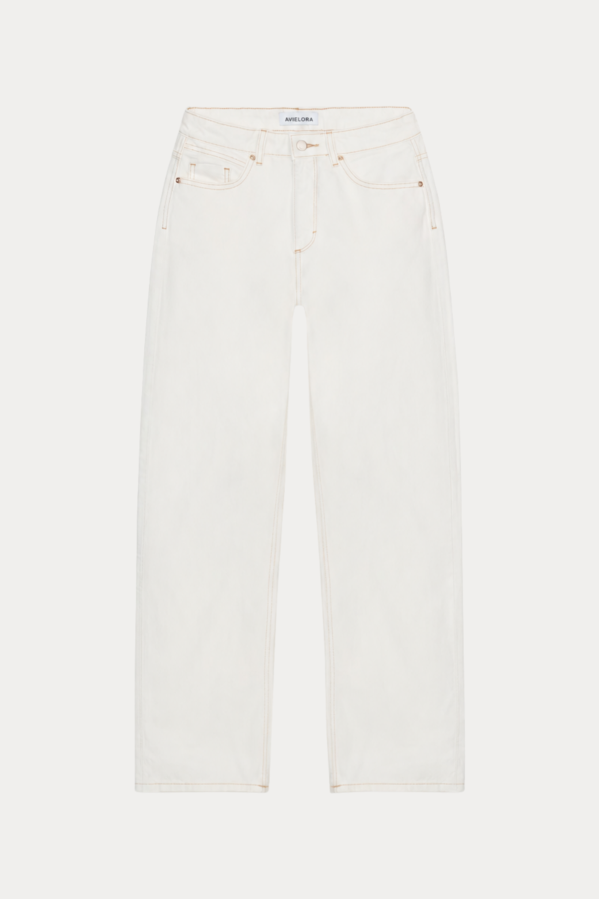 Baggy straight legged 5-pocket pants