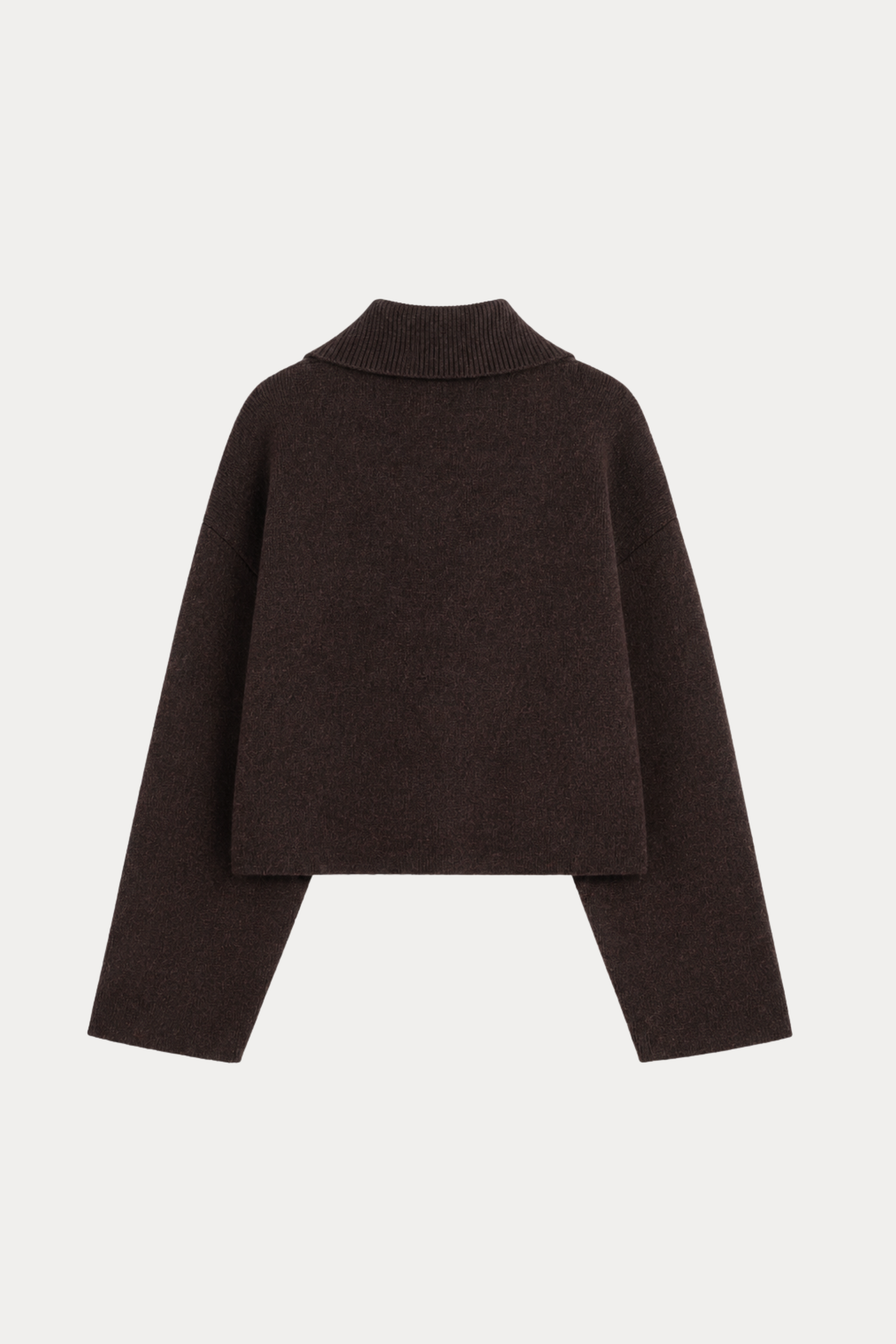 100% Wool Cropped Knit Jacket
