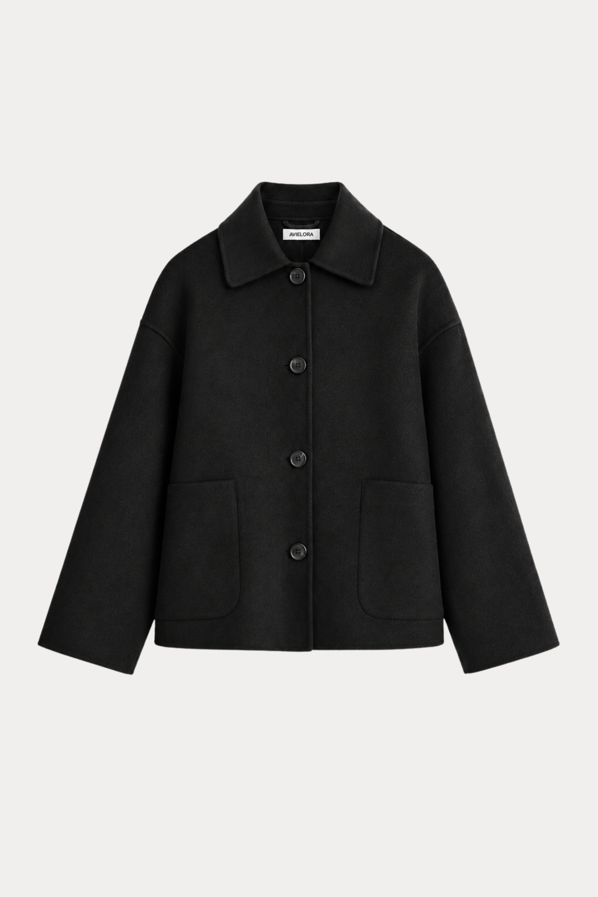 Reversible Wool-Lyocell Jacket - Black