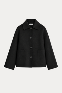 Reversible Wool-Lyocell Jacket - Black