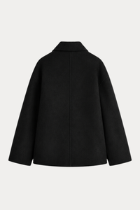 Reversible Wool-Lyocell Jacket - Black