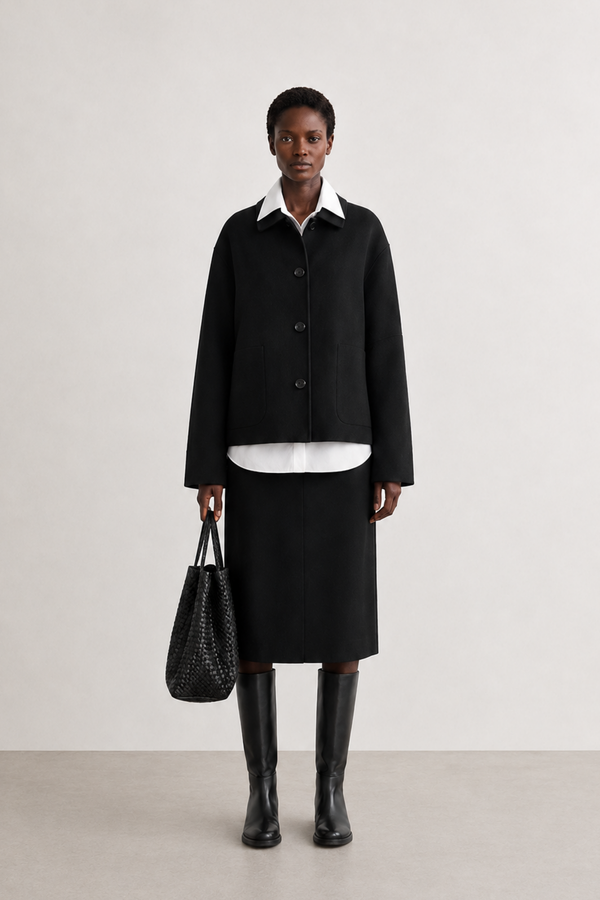 Reversible Wool-Lyocell Jacket