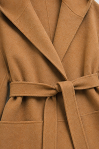 Double-Faced Wool Coat - Caramel