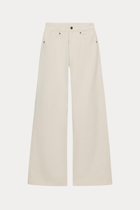 High waisted wide legged trousers