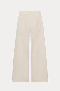 High waisted wide legged trousers