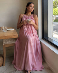 Occasion - Fluid Gathered Maxi Dress