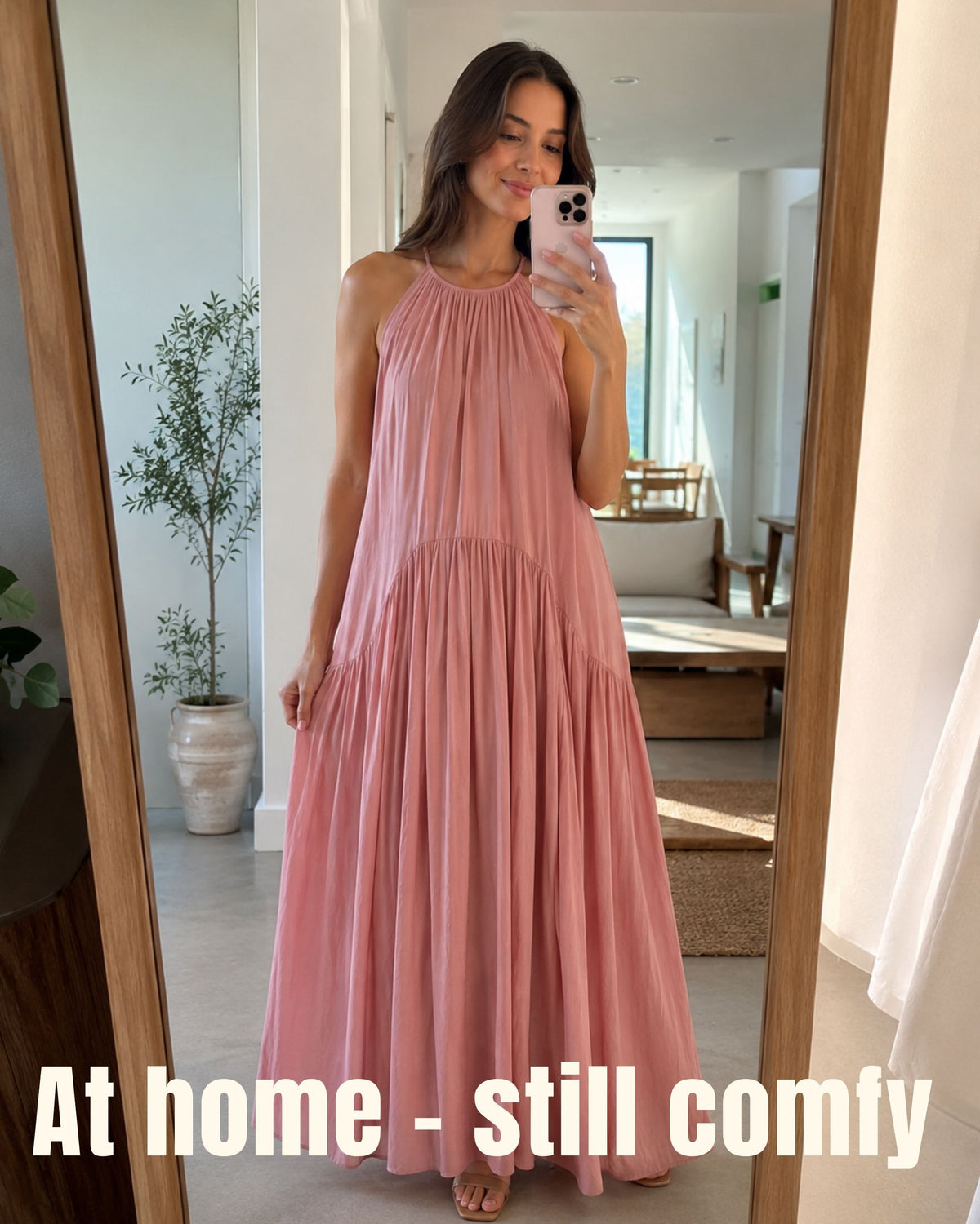Occasion - Fluid Gathered Maxi Dress