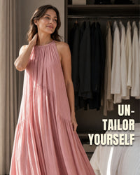Push - Fluid Gathered Maxi Dress