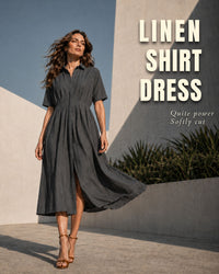 Push - Linen Shirt Dress