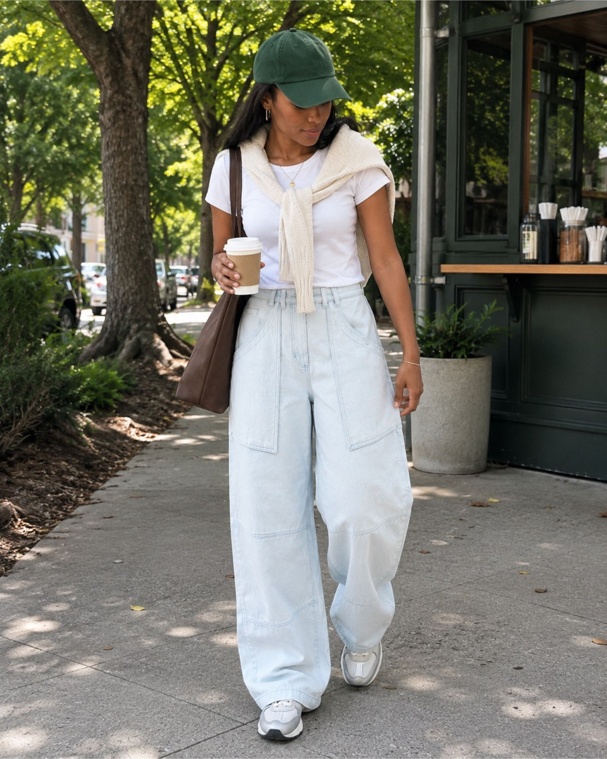 Versatility - Cotton-Blend Utility Baggy Trouser