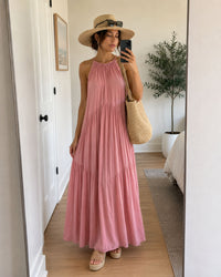 Versatility - Fluid Gathered Maxi Dress