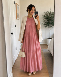 Versatility - Fluid Gathered Maxi Dress