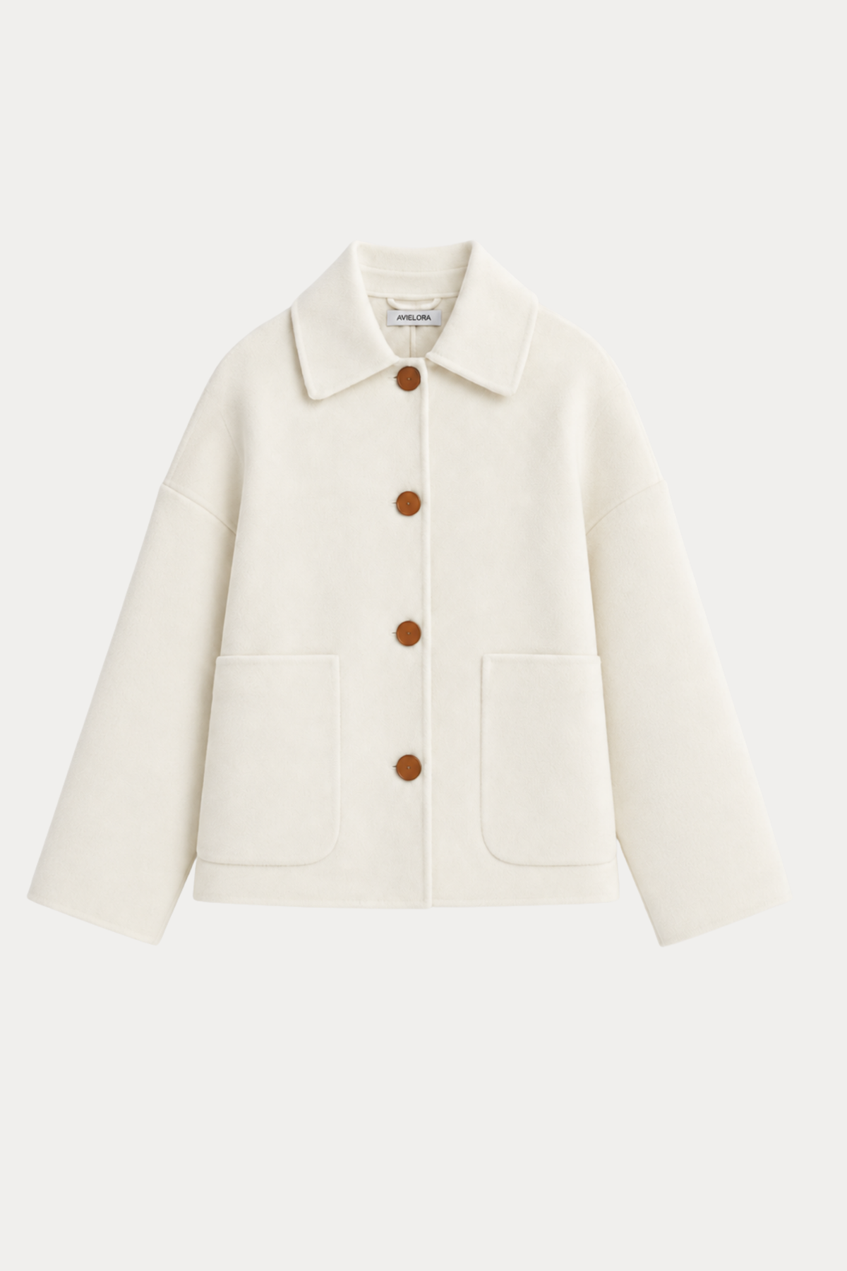 Reversible Wool-Lyocell Jacket - White