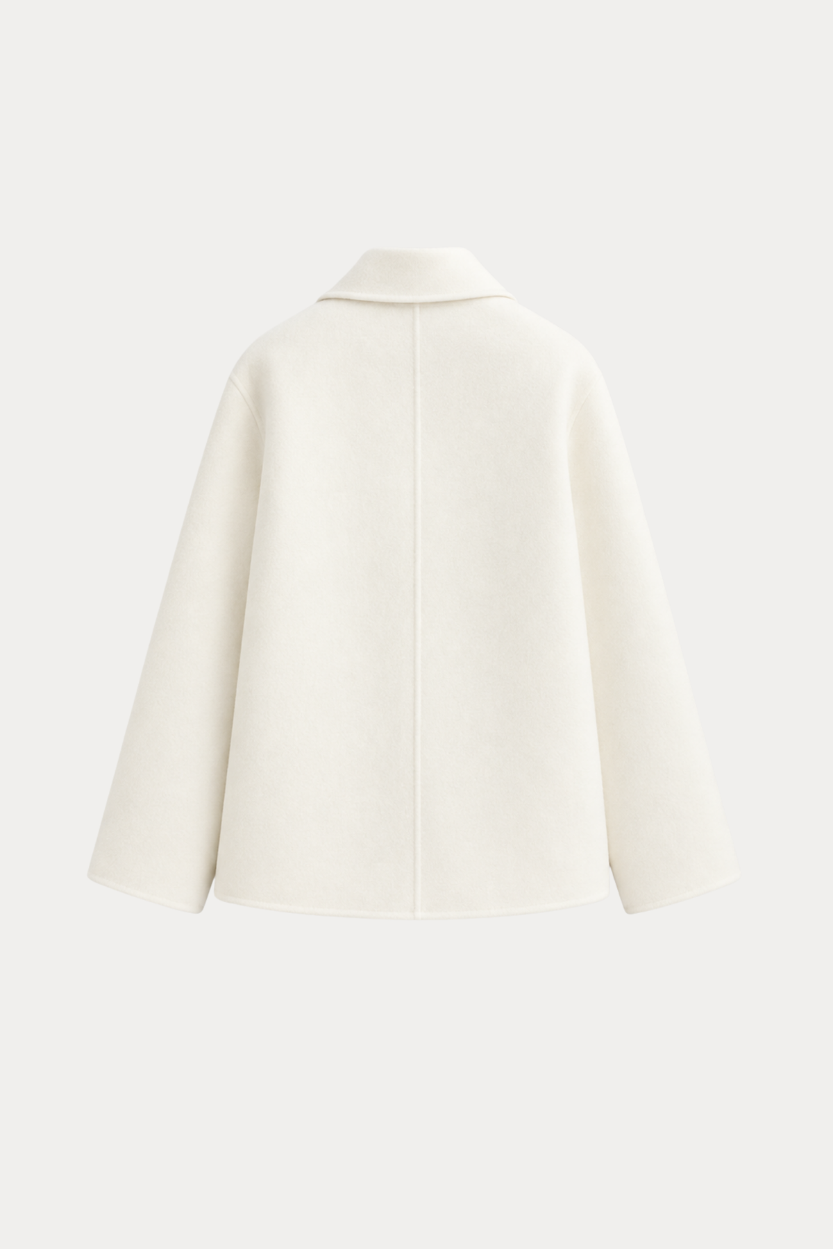 Reversible Wool-Lyocell Jacket - White