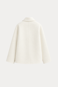 Reversible Wool-Lyocell Jacket - White