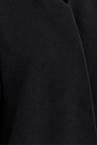 Fitted Wrap Wool Coat
