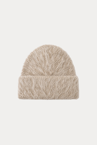 Alpaca-Blend Brushed Beanie