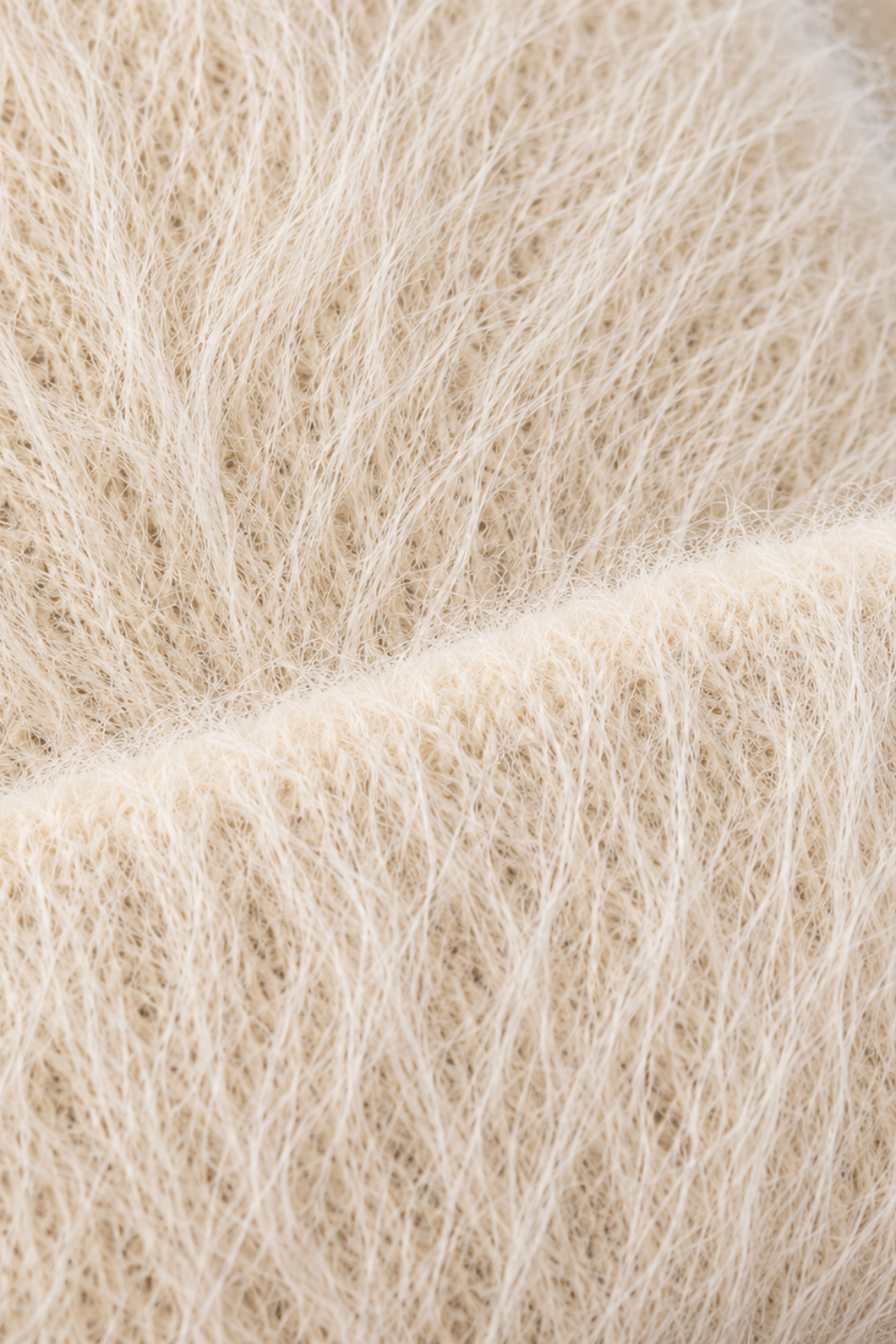 Alpaca-Blend Brushed Beanie