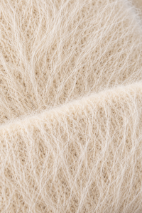 Alpaca-Blend Brushed Beanie