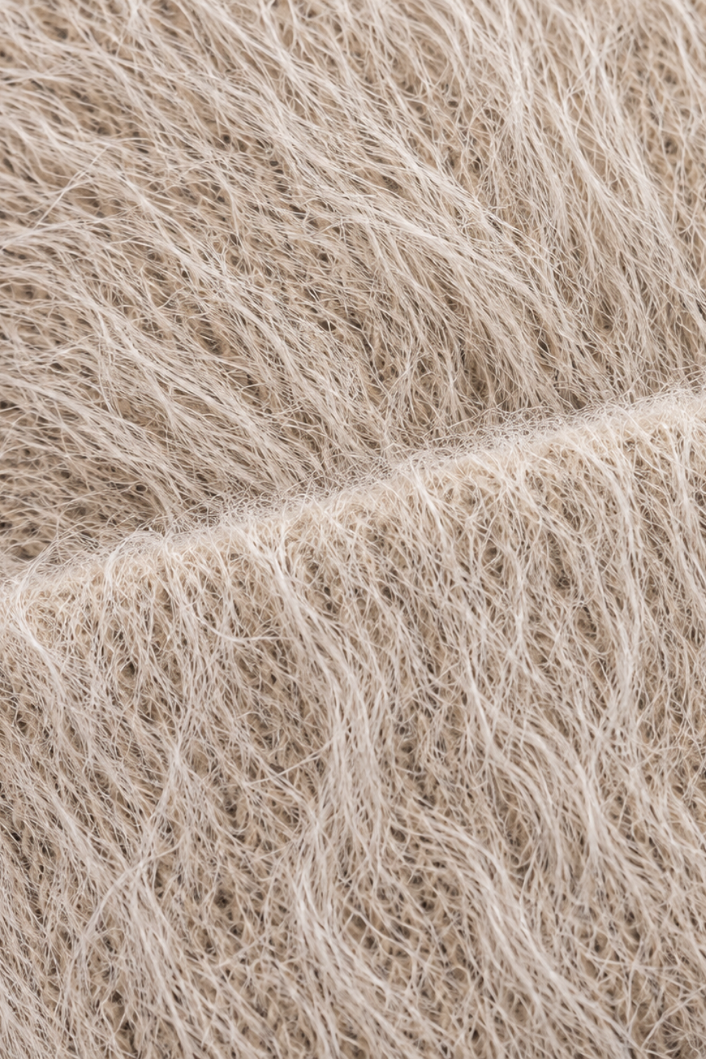 Alpaca-Blend Brushed Beanie