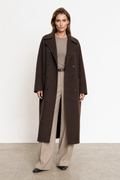 100% Wool Double-Face Long Coat