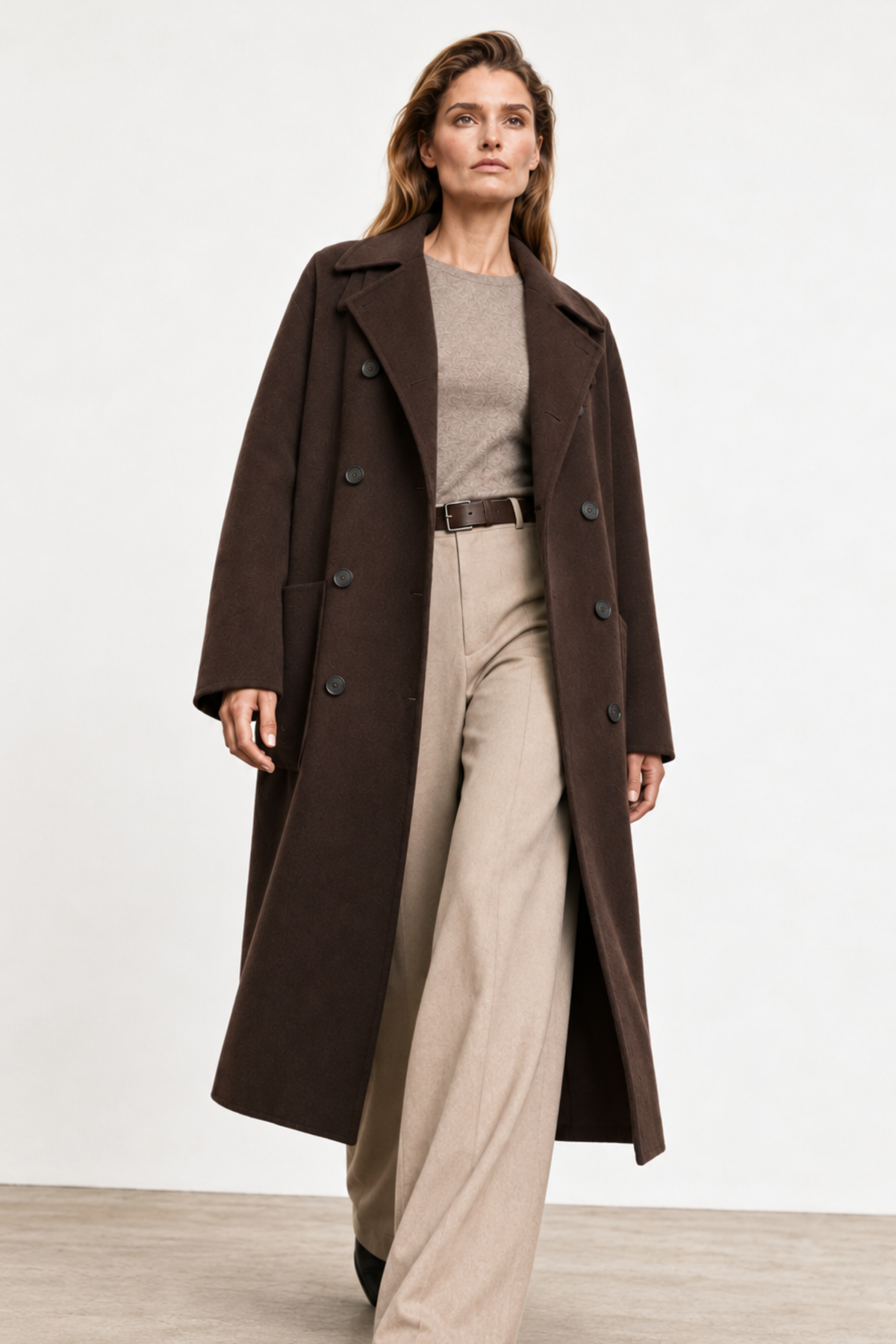 Elena Rossi (5'11" / 180 cm) wears a size S