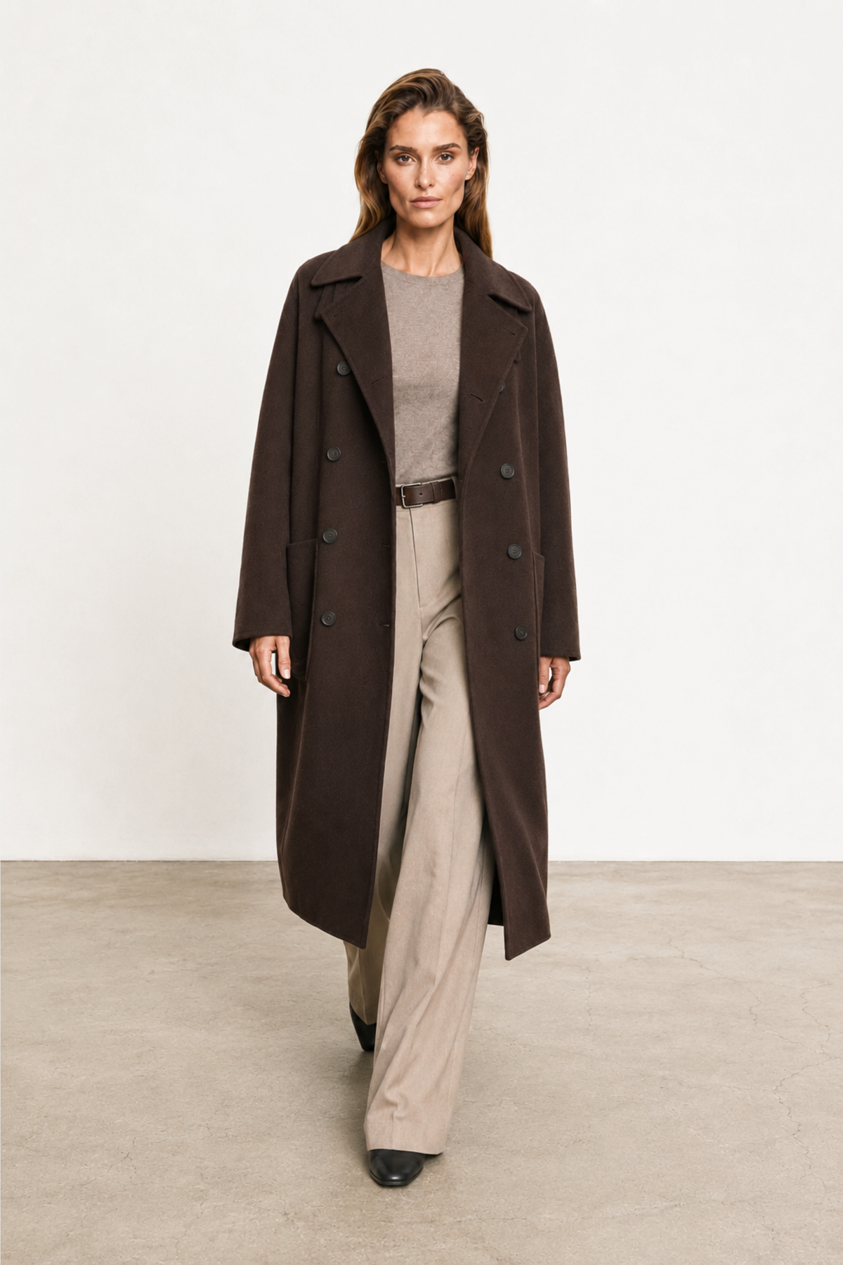 Elena Rossi (5'11" / 180 cm) wears a size S