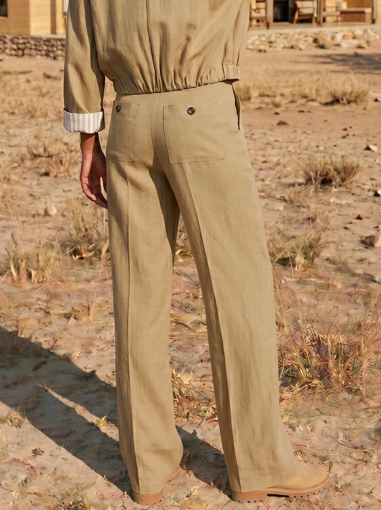 Baggy Straight Legged Trousers