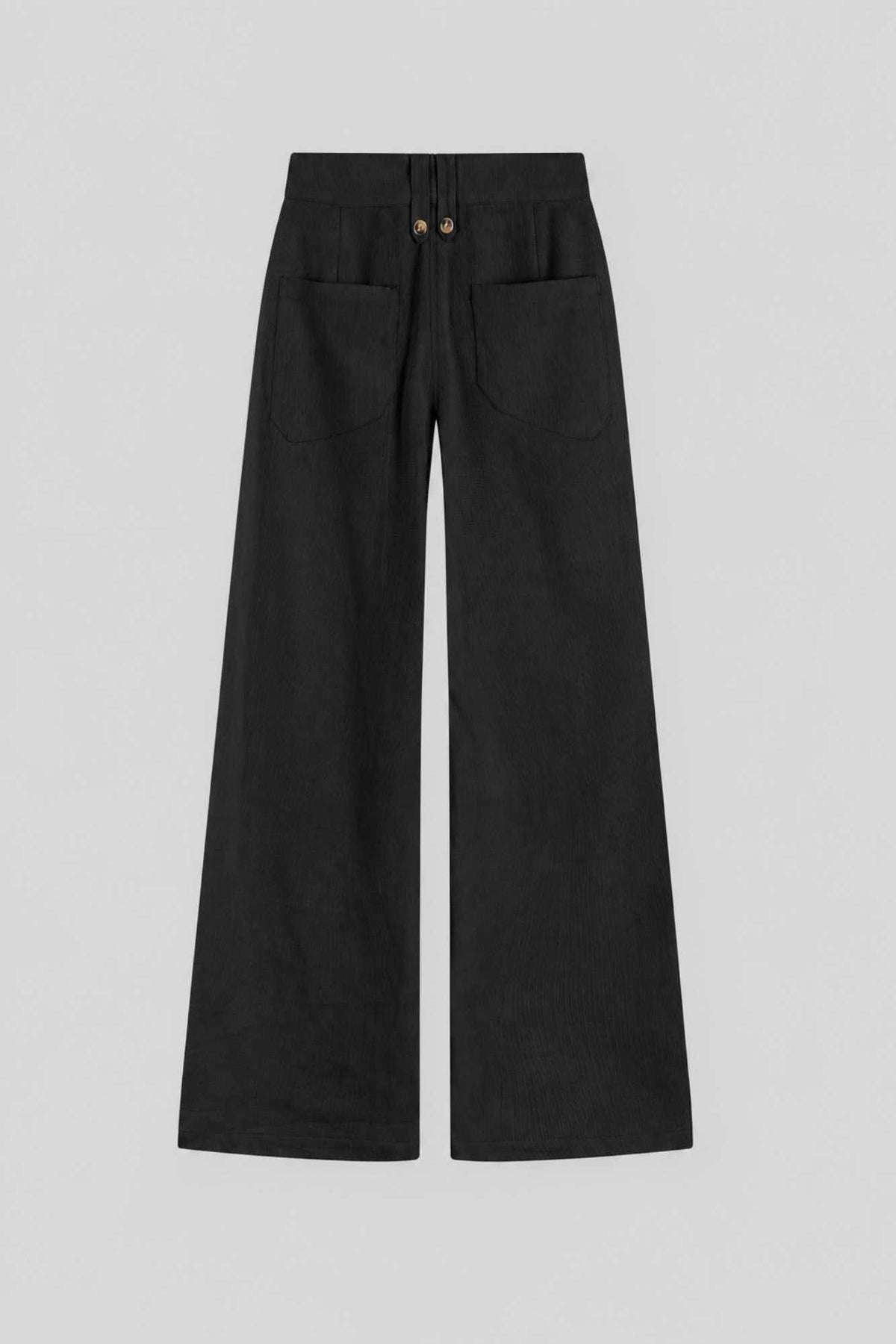 Fluid Baggy Straight Leg Trousers