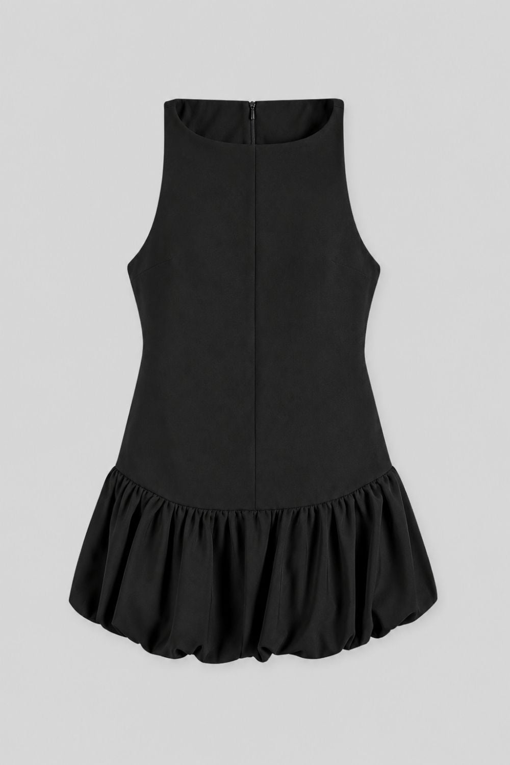 Cotton-Blend Balloon Mini Dress