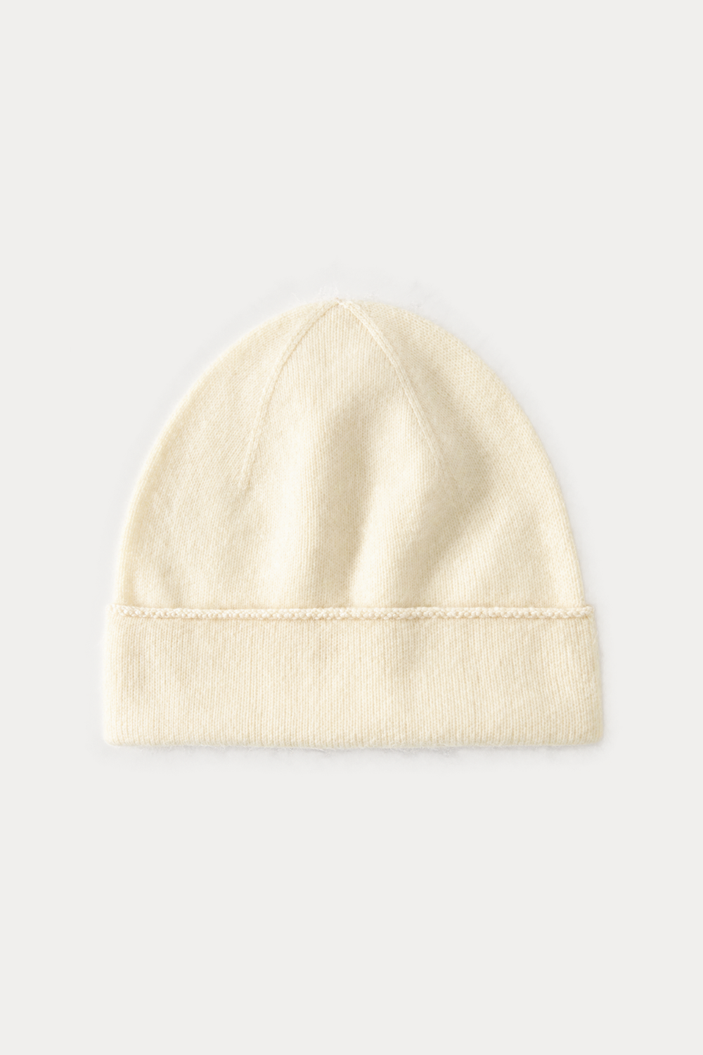 Braid-Trim Brushed Beanie