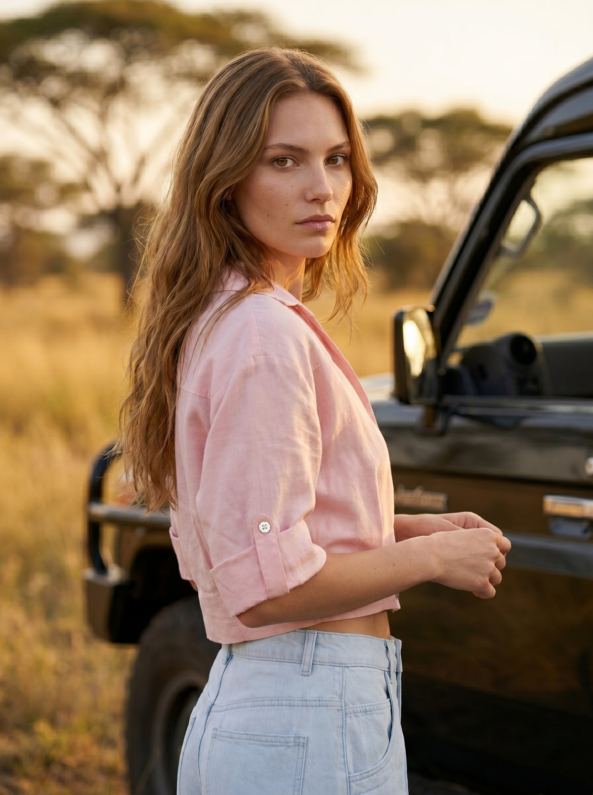 Lena (5'9" / 175 cm) wears a size M