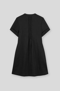 Buttoned Short Sleeved Dress