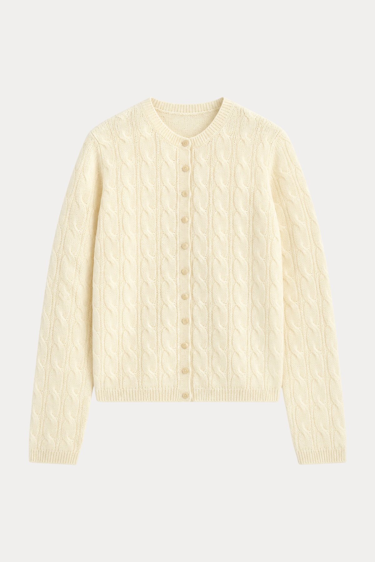 Cable-Knit Cardigan