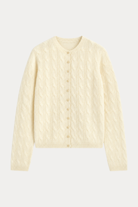 Cable-Knit Cardigan
