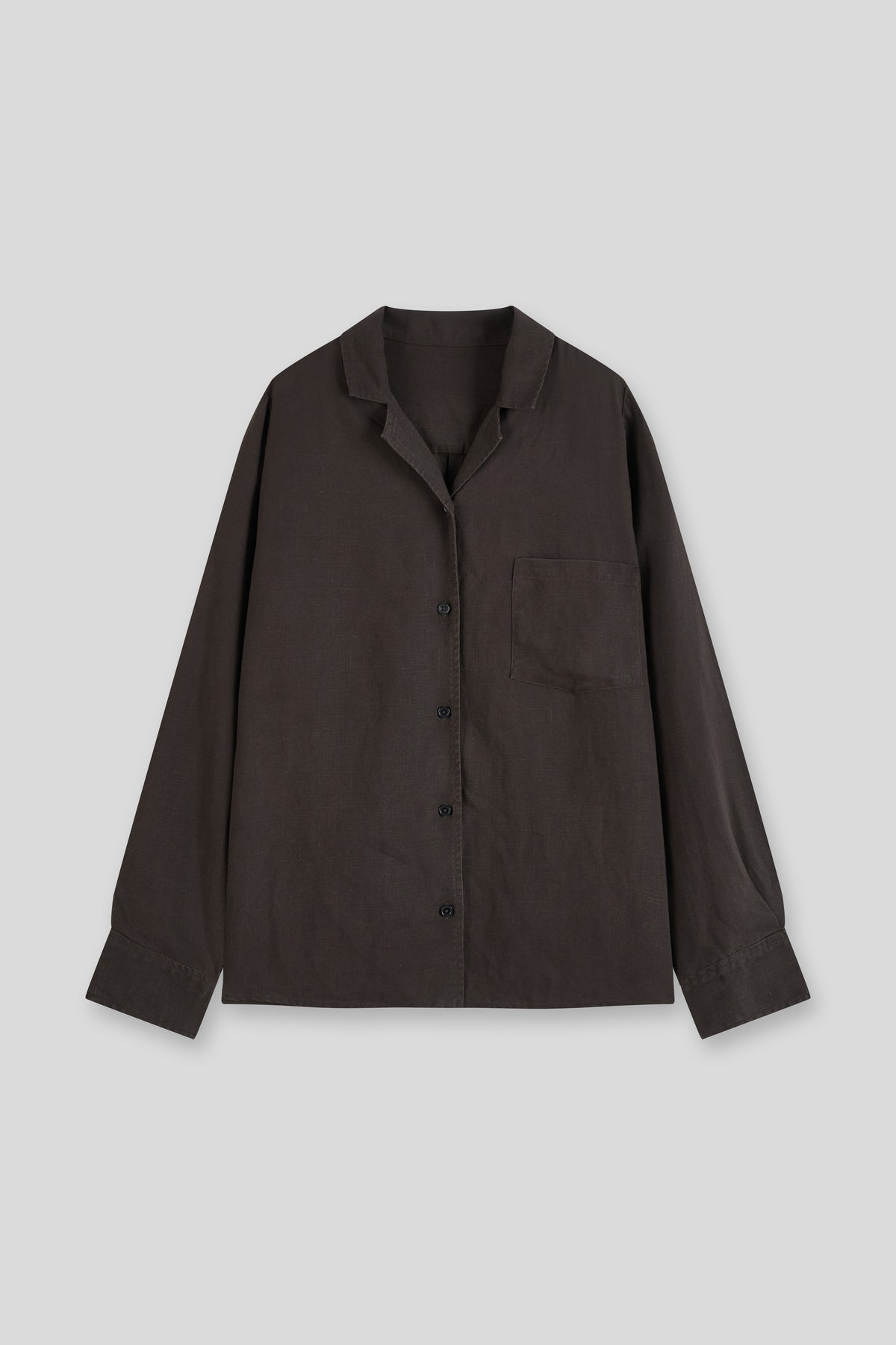Classic Pocketed Linen Shirt