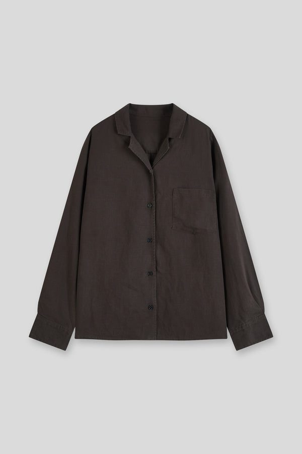 Classic Pocketed Linen Shirt