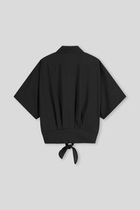 Cropped Shirt With Knot