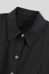 Cropped Shirt With Knot