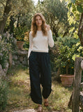 Culottes-Hose mit verstellbarem Saum