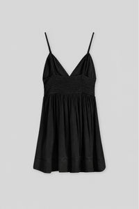 100% Cotton Empire Waist Mini Dress