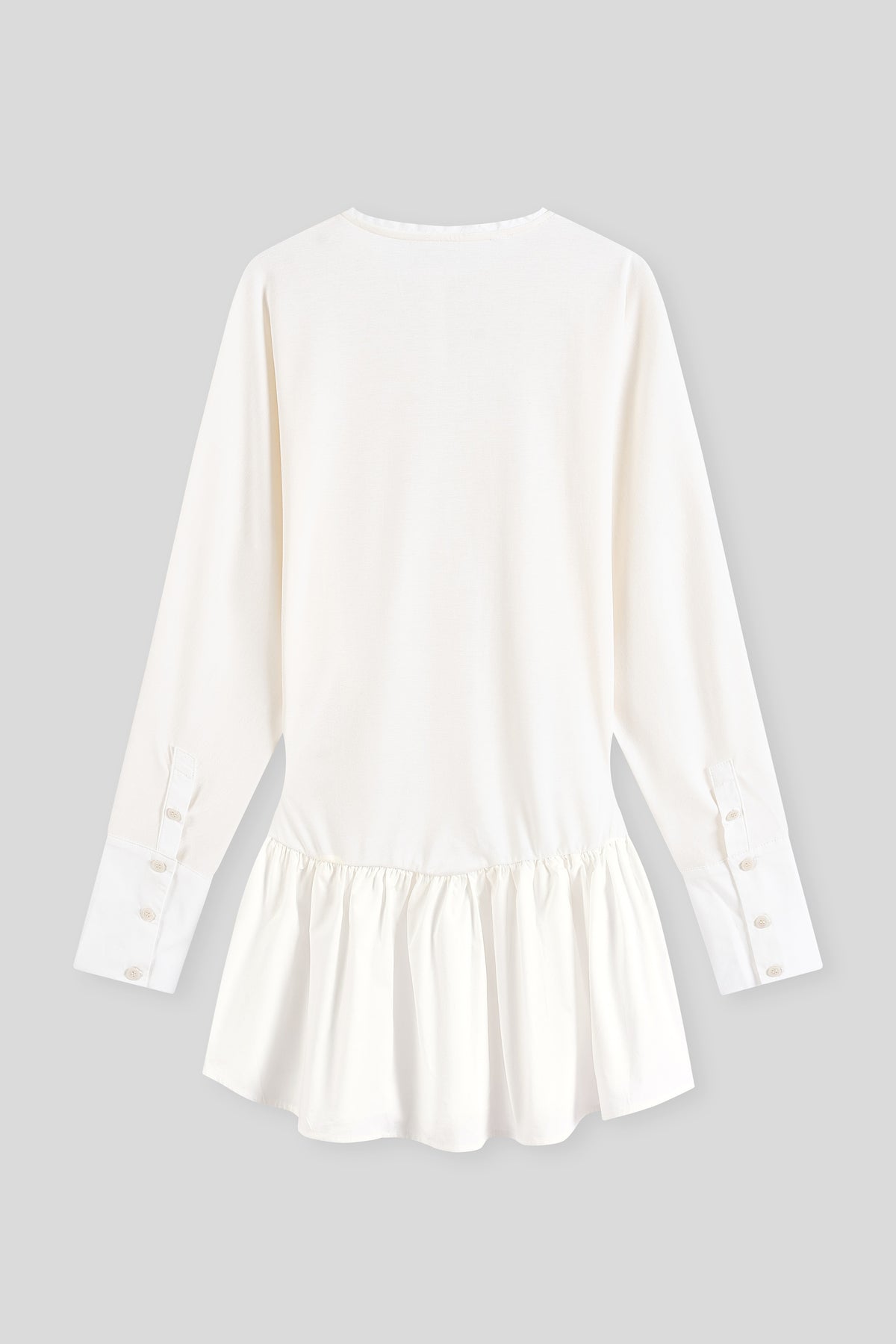 Flared Short Batwing Dress